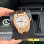 Super Clone Audemars Piguet Royal Oak 15450OR 37mm White Dial Rose Gold