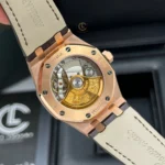 Super Clone Audemars Piguet Royal Oak 15450OR 37mm White Dial Rose Gold