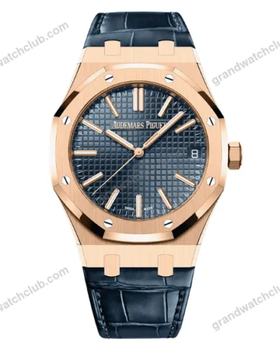 Super Clone Audemars Piguet Royal Oak 15510OR Yellow Gold 41mm Blue Dial – Swiss SuperClone