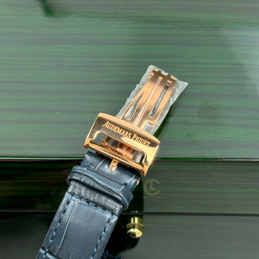 Super Clone Audemars Piguet Royal Oak 15510OR Yellow Gold 41mm Blue Dial