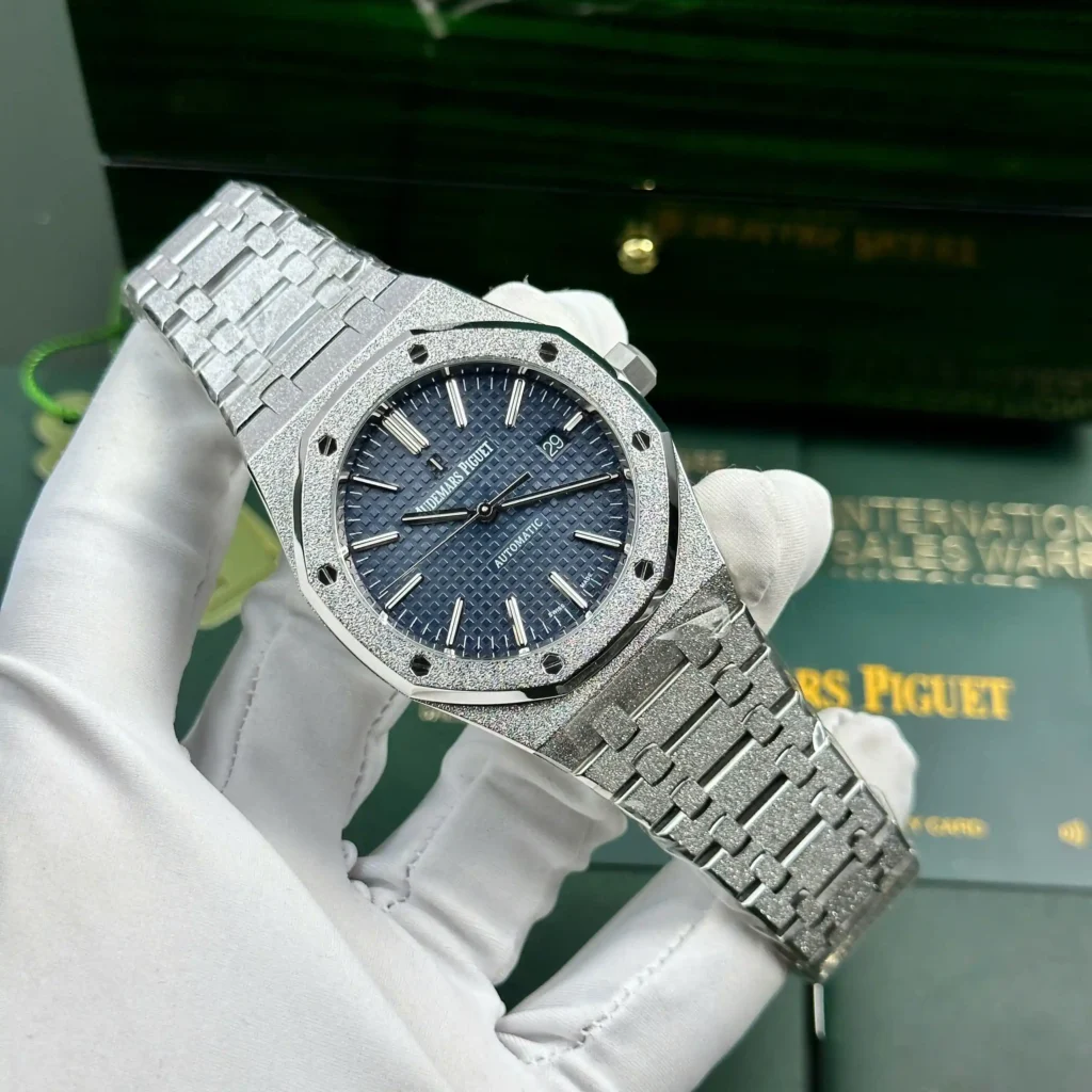 Super Clone Audemars Piguet Royal Oak Frosted Gold 15410BC.GG.1224BC.01 41mm –