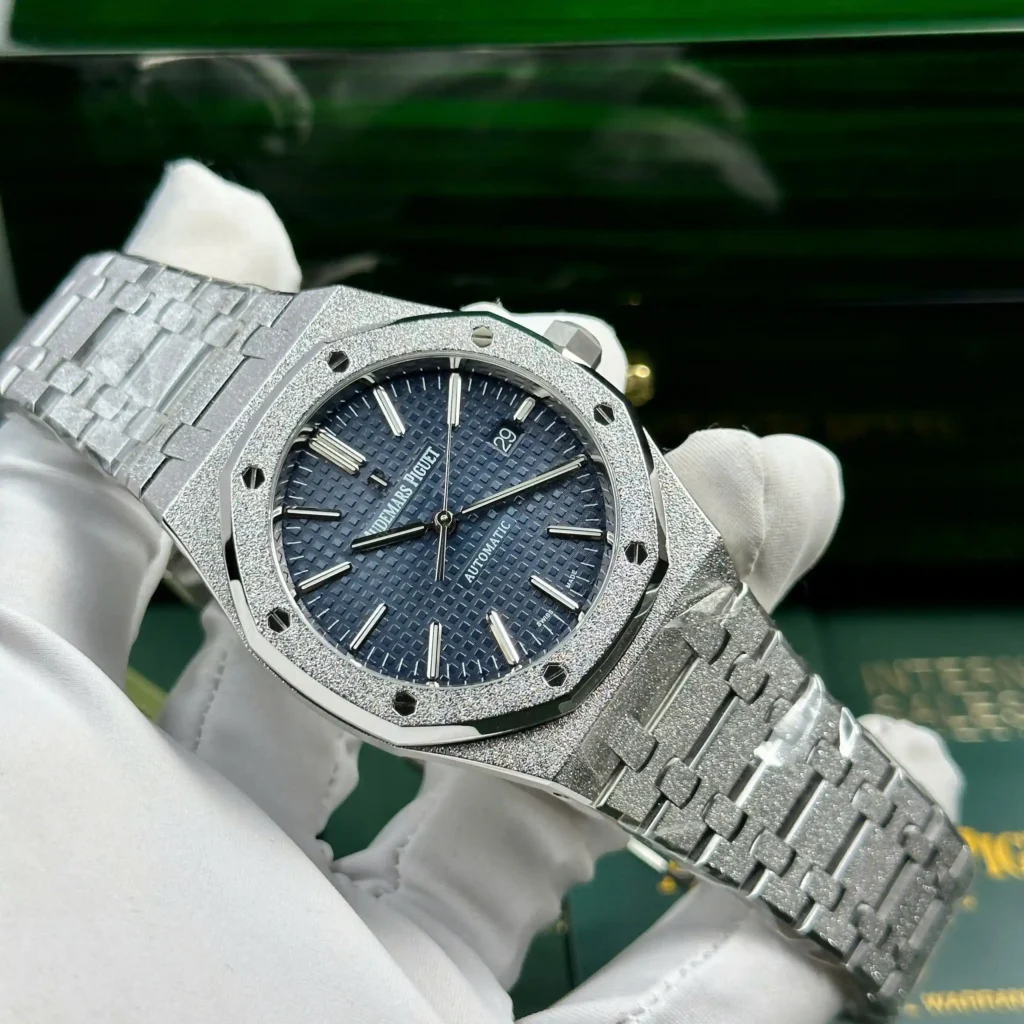 Super Clone Audemars Piguet Royal Oak Frosted Gold 15410BC.GG.1224BC.01 41mm –