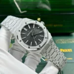 Super Clone Audemars Piguet Royal Oak Frosted Gold 41mm Black — case and bezel