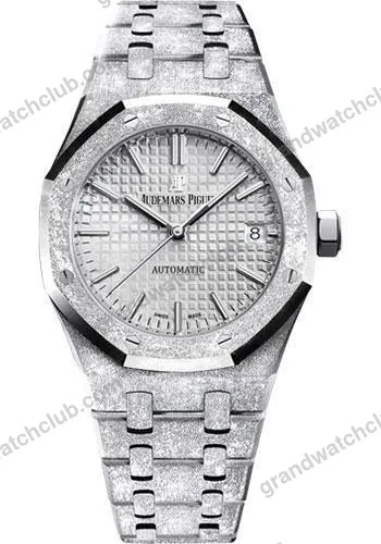 Super Clone Audemars Piguet Royal Oak Frosted Gold 41mm Silver Dial Steel – Swiss SuperClone