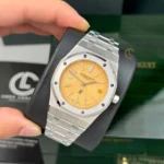 Super Clone Audemars Piguet Royal Oak Jumbo Extra-Thin 15202BC.OO.1240BC.01 39mm Yellow Dial