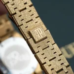 Super Clone Audemars Piguet Royal Oak Mini Frosted Gold 67630BA.GG.1312BA.01