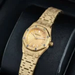 Super Clone Audemars Piguet Royal Oak Mini Frosted Gold 67630BA.GG.1312BA.01