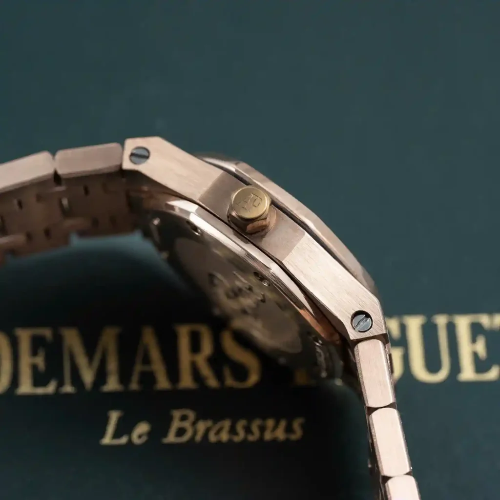 Super Clone Audemars Piguet Royal Oak Mini Frosted Gold 67630OR.GG.1312OR.01 –