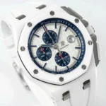 Super Clone Audemars Piguet Royal Oak Offshore Chronograph Ceramic 26402CB 44mm White Dial – — movement / caseback view