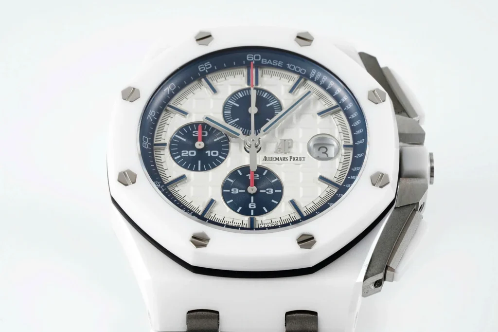 Super Clone Audemars Piguet Royal Oak Offshore Chronograph Ceramic 26402CB 44mm White Dial – — view 9