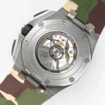 Super Clone Audemars Piguet Royal Oak Offshore Chronograph Ceramic Camouflage 26400SO 44mm Rose Gold Dial