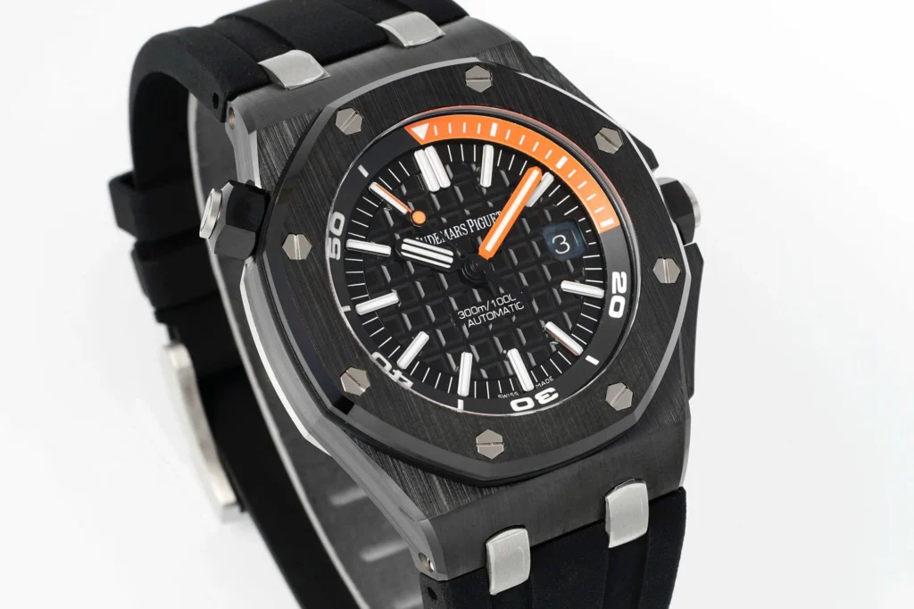 Super Clone Audemars Piguet Royal Oak Offshore Diver 15707 42mm Black Dial Ceramic