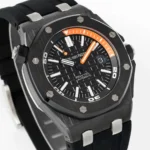Super Clone Audemars Piguet Royal Oak Offshore Diver 15707 42mm Black Dial Ceramic