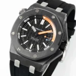 Super Clone Audemars Piguet Royal Oak Offshore Diver 15707 42mm Black Dial Ceramic
