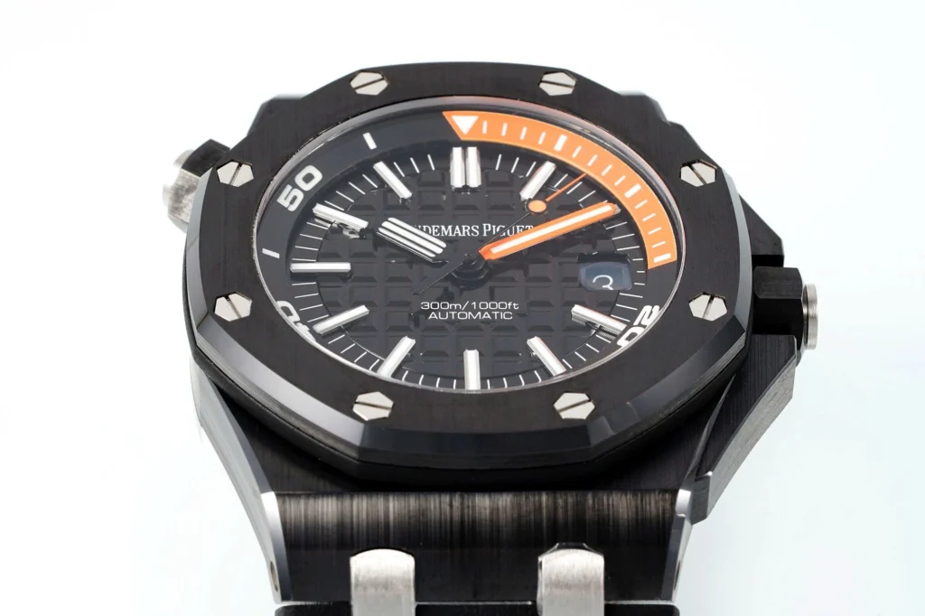 Super Clone Audemars Piguet Royal Oak Offshore Diver 15707 42mm Black Dial Ceramic
