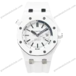 Super Clone Audemars Piguet Royal Oak Offshore Diver 15707CE 42mm White Dial Ceramic