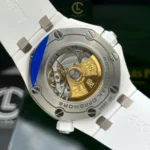 Super Clone Audemars Piguet Royal Oak Offshore Diver 15707CE 42mm White Dial Ceramic
