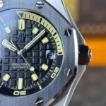 Super Clone Audemars Piguet Royal Oak Offshore Diver 15720ST 42mm Black Dial
