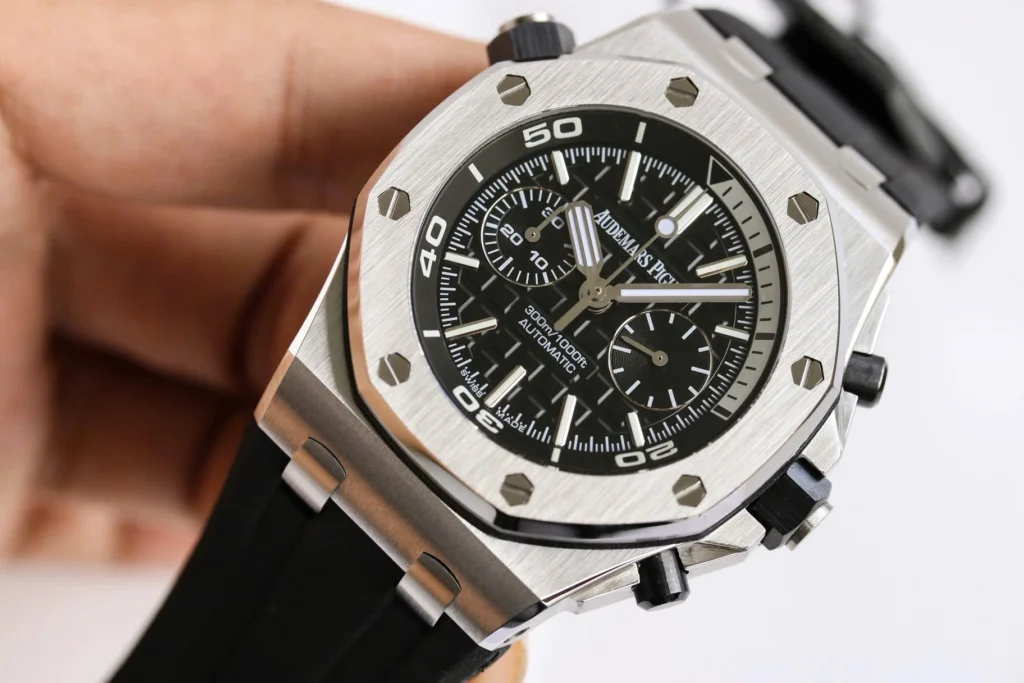 Super Clone Audemars Piguet Royal Oak Offshore Diver Chronograph in Black 26703ST 42mm –