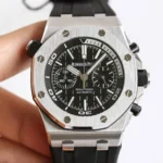 Super Clone Audemars Piguet Royal Oak Offshore Diver Chronograph in Black 26703ST 42mm –