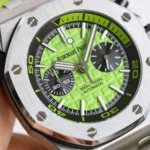 Super Clone Audemars Piguet Royal Oak Offshore Diver Chronograph in Green 26703ST 42mm