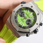 Super Clone Audemars Piguet Royal Oak Offshore Diver Chronograph in Green 26703ST 42mm