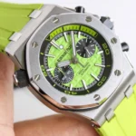 Super Clone Audemars Piguet Royal Oak Offshore Diver Chronograph in Green 26703ST 42mm