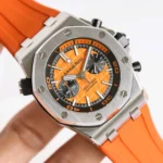 Super Clone Audemars Piguet Royal Oak Offshore Diver Chronograph in Orange 26703ST 42mm