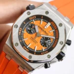 Super Clone Audemars Piguet Royal Oak Offshore Diver Chronograph in Orange 26703ST 42mm