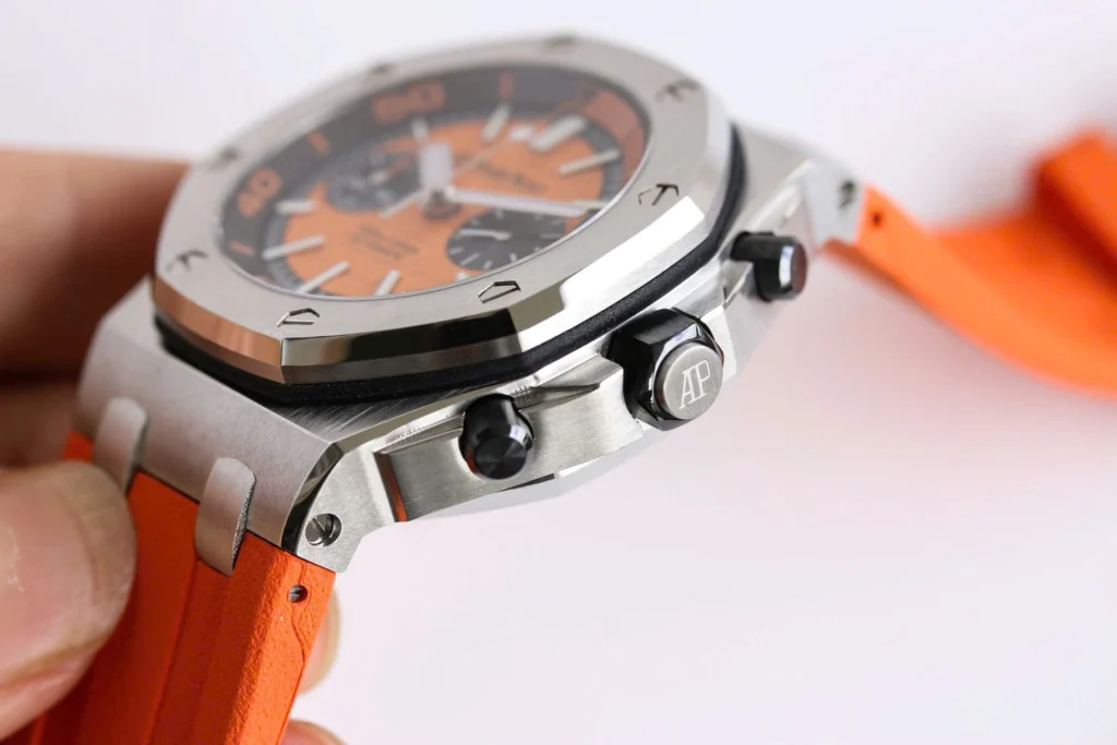 Super Clone Audemars Piguet Royal Oak Offshore Diver Chronograph in Orange 26703ST 42mm
