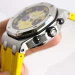 Super Clone Audemars Piguet Royal Oak Offshore Diver Chronograph in Yellow 26703ST 42mm