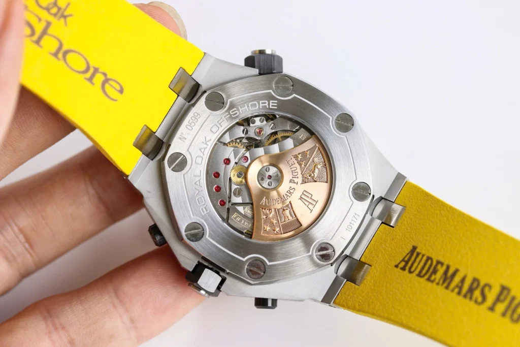 Super Clone Audemars Piguet Royal Oak Offshore Diver Chronograph in Yellow 26703ST 42mm