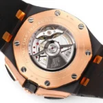 Super Clone Audemars Piguet Royal Oak Offshore Selfwinding Chronograph 26420RO 44mm Black Dial Rose Gold –