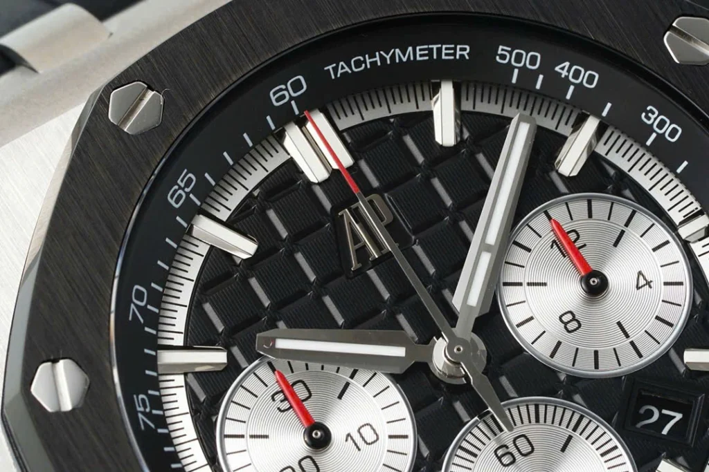 Super Clone Audemars Piguet Royal Oak Offshore Steel 26420ST 42mm Black Dial –