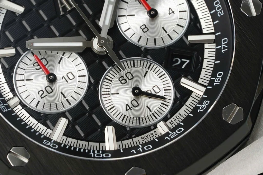 Super Clone Audemars Piguet Royal Oak Offshore Steel 26420ST 42mm Black Dial –