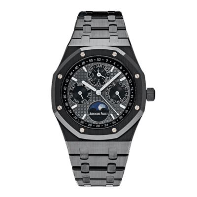 Super Clone Audemars Piguet Royal Oak Perpetual Calendar 26579CE.OO.1225CE.01 Black Ceramic 41mm
