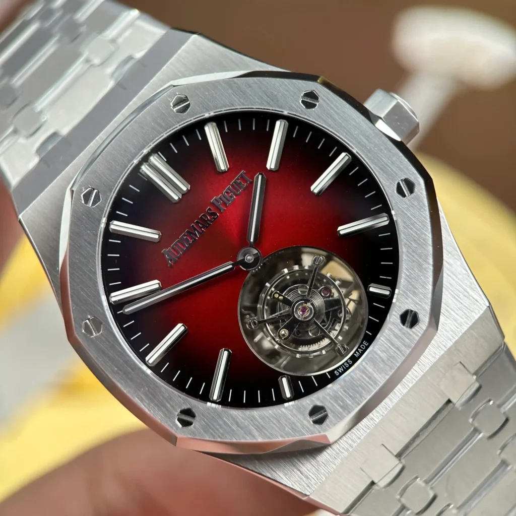 Super Clone Audemars Piguet Royal Oak Selfwinding Flying Tourbillon 26730ST.OO.1320ST.05 41mm — side profile