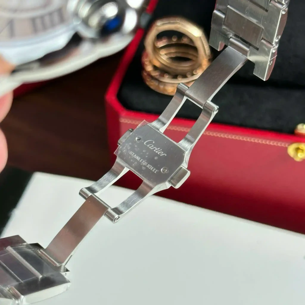 Super Clone Cartier 42mm Steel
