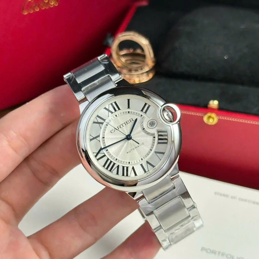 Super Clone Cartier 42mm Steel