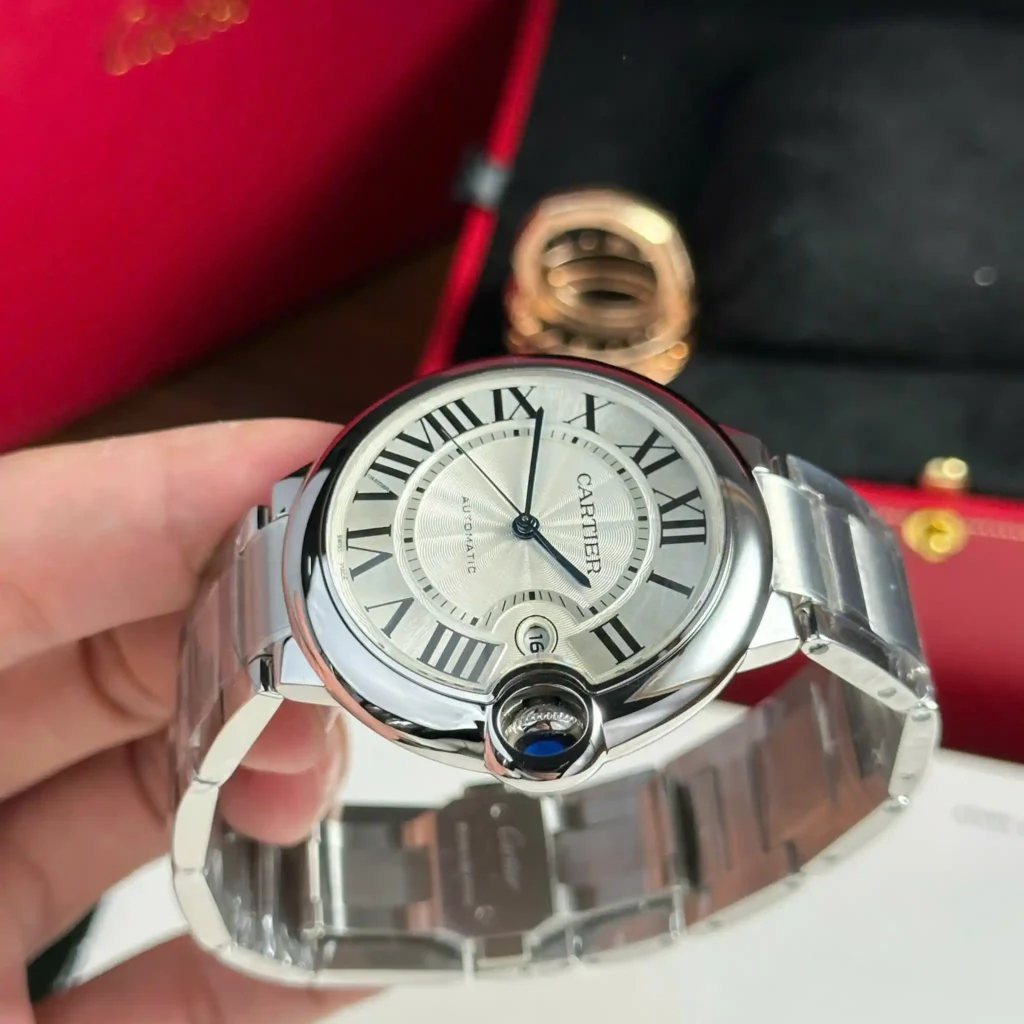 Super Clone Cartier 42mm Steel