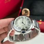Super Clone Cartier 42mm Steel
