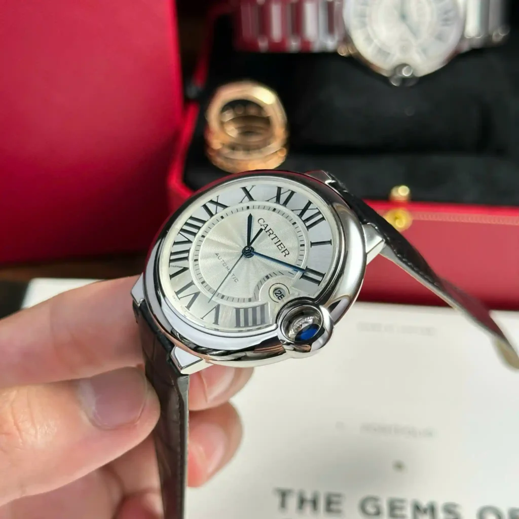 Super Clone Cartier 42mm Steel