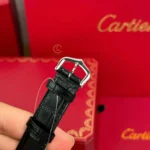 Super Clone Cartier Santos – Dumont White Dial Benzel Swarovski 38mm x 27.5mm Steel –
