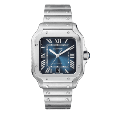 Super Clone Cartier Santos De Cartier Blue Dial WSSA0071 39.8mm