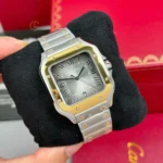 Super Clone Cartier Santos De Cartier CRW2SA0030 Demi Yellow Gold