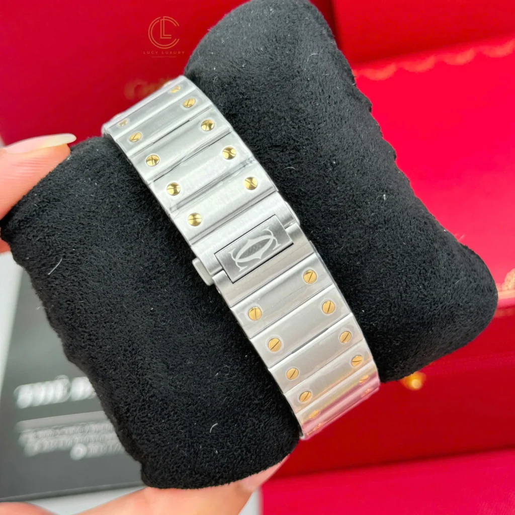 Super Clone Cartier Santos De Cartier CRW2SA0030 Demi Yellow Gold