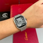 Super Clone Cartier Santos De Cartier Ceramic CRWSSA0037 39.8mm Miyota.9015 – Swiss SuperClone