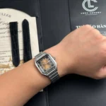 Super Clone Cartier Santos De Cartier Chocolate Dial WSSA0065 35.5mm