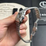 Super Clone Cartier Santos De Cartier Chocolate Dial WSSA0065 35.5mm