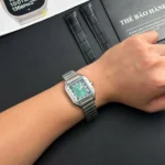 Super Clone Cartier Santos De Cartier Medium Green WSSA0061 35.5mm – Swiss SuperClone